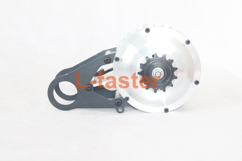 L-faster 450W Kit de motor eléctrico para freno de disco de bicicleta viene  con faro y luz de freno Rudimental Stage Electric Bike Kit